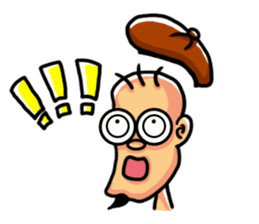 Beard painter ' s life sticker #129587