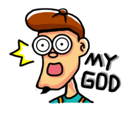 Beard painter ' s life sticker #129589