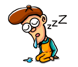 Beard painter ' s life sticker #129592