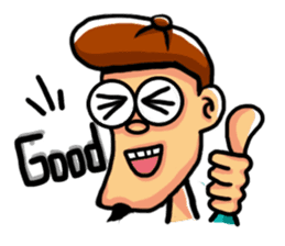 Beard painter ' s life sticker #129597