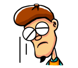 Beard painter ' s life sticker #129599