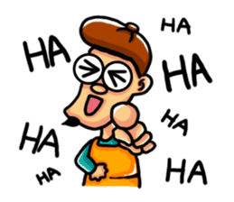 Beard painter ' s life sticker #129611