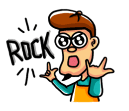 Beard painter ' s life sticker #129614