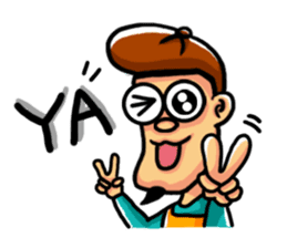 Beard painter ' s life sticker #129618