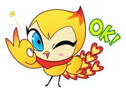 Fujimichan - the Phoenix Lady sticker #129740
