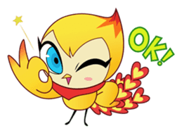 Fujimichan - the Phoenix Lady sticker #129740