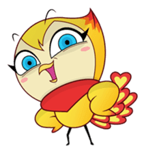 Fujimichan - the Phoenix Lady sticker #129746