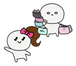 Trutte-kun & Trutte-chan sticker #130096