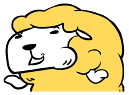 Eat All Day Sheep sticker #130302