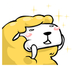 Eat All Day Sheep sticker #130303