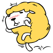 Eat All Day Sheep sticker #130306