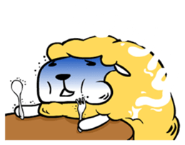 Eat All Day Sheep sticker #130314