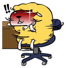 Eat All Day Sheep sticker #130320