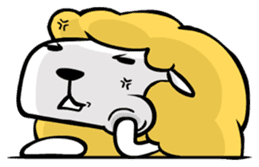 Eat All Day Sheep sticker #130321