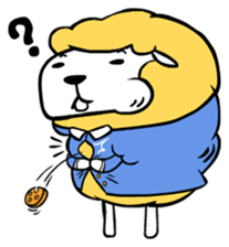 Eat All Day Sheep sticker #130322