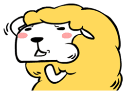 Eat All Day Sheep sticker #130324