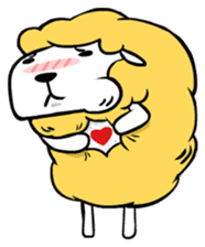 Eat All Day Sheep sticker #130325