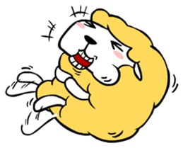 Eat All Day Sheep sticker #130330