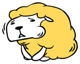 Eat All Day Sheep sticker #130331