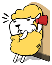 Eat All Day Sheep sticker #130336
