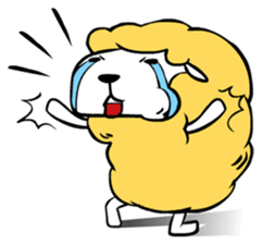 Eat All Day Sheep sticker #130337