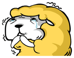 Eat All Day Sheep sticker #130338