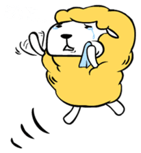 Eat All Day Sheep sticker #130339