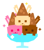 Ice Cream Bunny sticker #130428