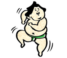 sumo wrestler"yuruizeki" sticker #130545