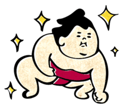 sumo wrestler"yuruizeki" sticker #130546
