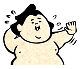sumo wrestler"yuruizeki" sticker #130554