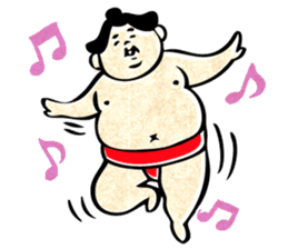 sumo wrestler"yuruizeki" sticker #130562