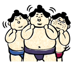 sumo wrestler"yuruizeki" sticker #130570