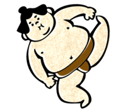 sumo wrestler"yuruizeki" sticker #130571
