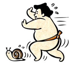 sumo wrestler"yuruizeki" sticker #130577