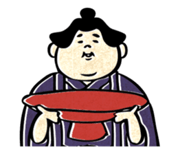 sumo wrestler"yuruizeki" sticker #130578