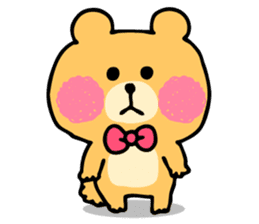 Round Bear sticker #130620