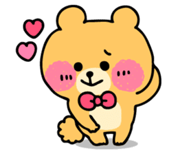 Round Bear sticker #130622