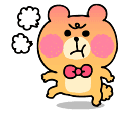 Round Bear sticker #130623