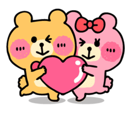 Round Bear sticker #130624