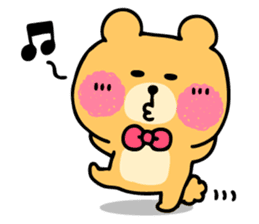 Round Bear sticker #130627