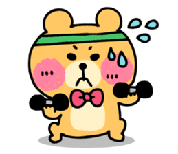 Round Bear sticker #130631