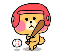 Round Bear sticker #130633