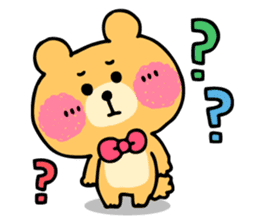 Round Bear sticker #130634