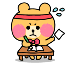 Round Bear sticker #130638