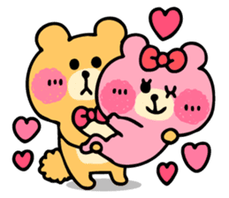 Round Bear sticker #130640