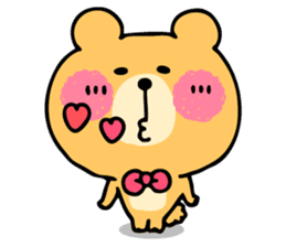 Round Bear sticker #130642