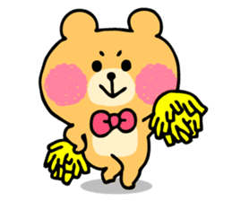 Round Bear sticker #130643