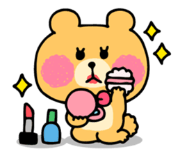 Round Bear sticker #130646