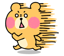 Round Bear sticker #130648